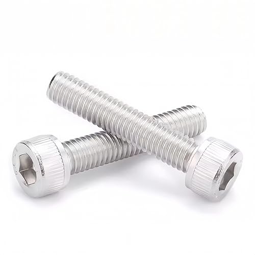 Miniatura 41 de NACX M6 x 20mm Tornillo de Nylon de Cabeza Redonda y Plana Negro, Phillips, 100