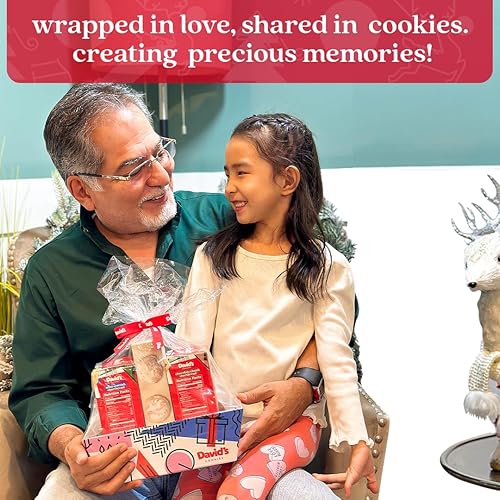 Miniatura 5 de David's Cookies Cesta de regalo de galletas navideñas  Galletas surtidas deliciosamente saborizadas en una cesta de regalo de Navidad  Galletas