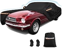 Vista 21 de Funda de automóvil sedán de 2 puertas para Volkswagen Beetle Bug 1960-1980, impermeable, resistente, protección para todo tipo de clima