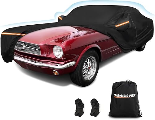 Miniatura 21 de Funda de automóvil sedán de 2 puertas para Volkswagen Beetle Bug 1960-1980, impermeable, resistente, protección para todo tipo de clima