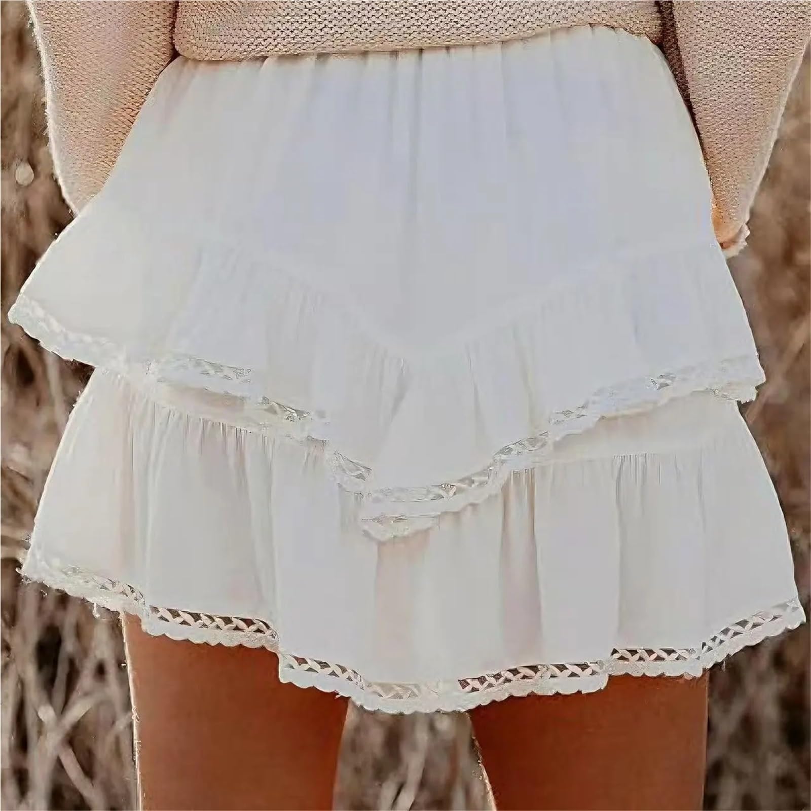 Jupe de Golf Taille Haute Golf Tennis gâteau Jupe Courte décontracté plissé en Couches