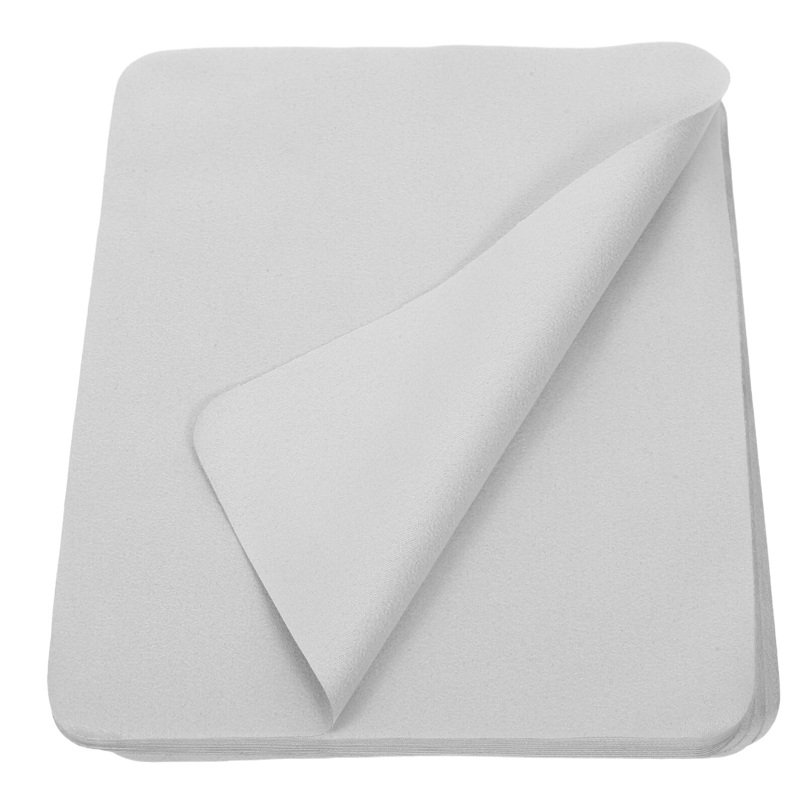 100 Pezzi Panni in Microfibra Morbidi Doppia Faccia per Pulizia Lenti Occhiali Laptop Tablet Grigio