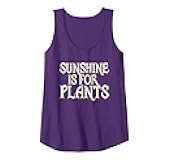 Sunshine Is For Plants Funny Emo Goth Kid Gift Tank Top