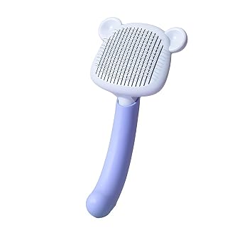 Pet Grooming Brush for Cats and Dogs Deshedding Comb for Removing Loose Fur, Dematting and Hair Removal Tool for Cats, Ideal Grooming Supplies