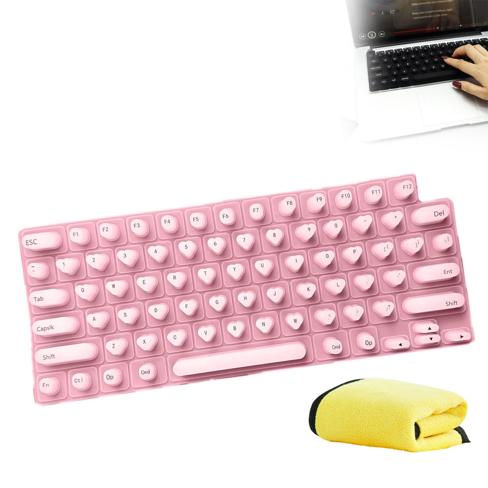【新品】ロングネイル用キーボードカバー シリコン ピンク Amazon.co.jp: ネイルアート用キーボードフィルム、ロングネイル