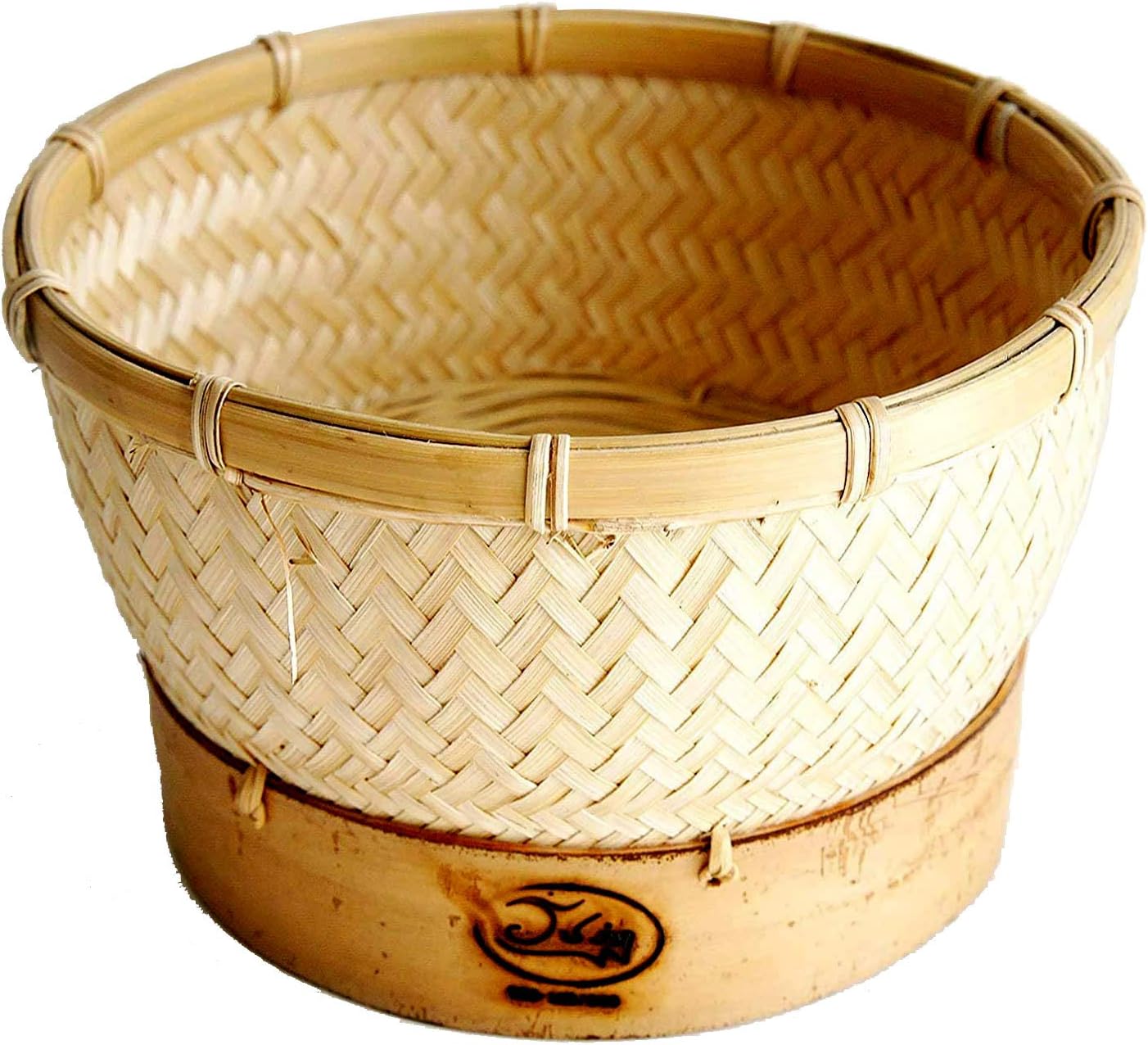 Inner Sticky Rice Steamer Cooking Bamboo Basket for Insert in Rice Cooker (Basket Diameter 7").