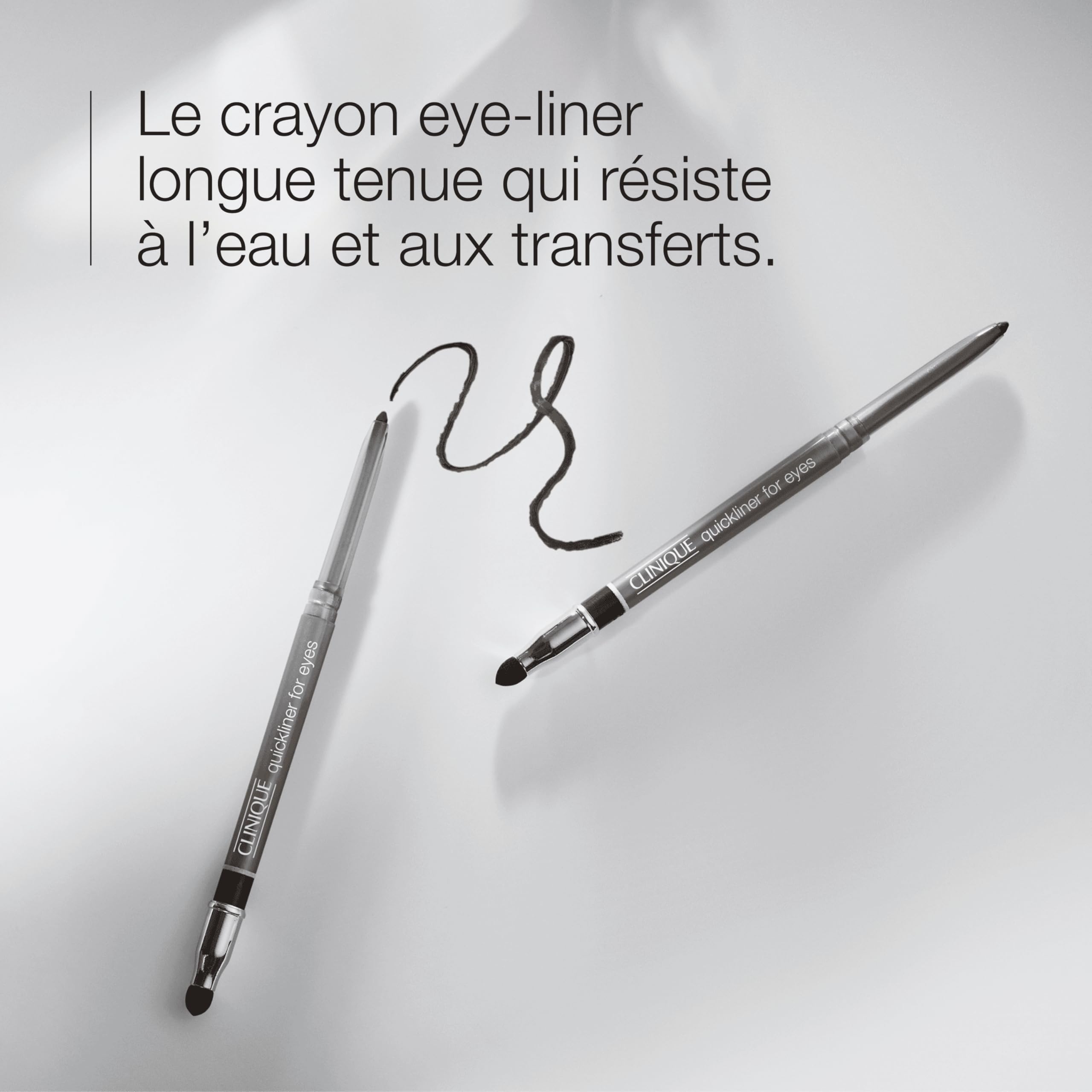 Clinique Quickliner Stylo Dessin des Yeux | Résistant à l'Eau, Ne Coule Pas + Convient aux Yeux Sensibles