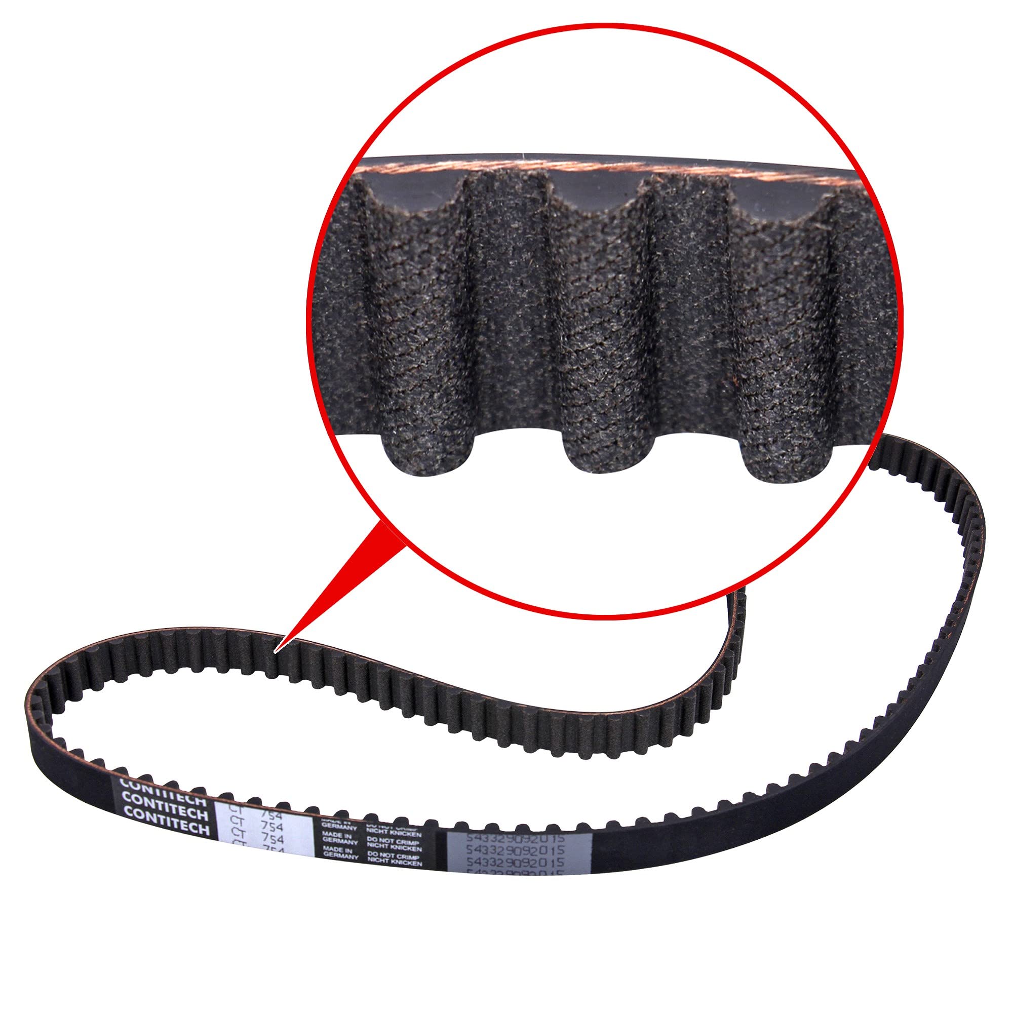 Kit De Distribution ContiTech CT754K1 - Courroie, Tendeur, Galets Pour Peugeot 205, Citroën Berlingo, Etc.