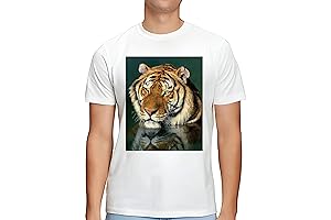 Jaynes Gallery California Bengal Tiger at Wildlife Waystation Men Women White T-shirt