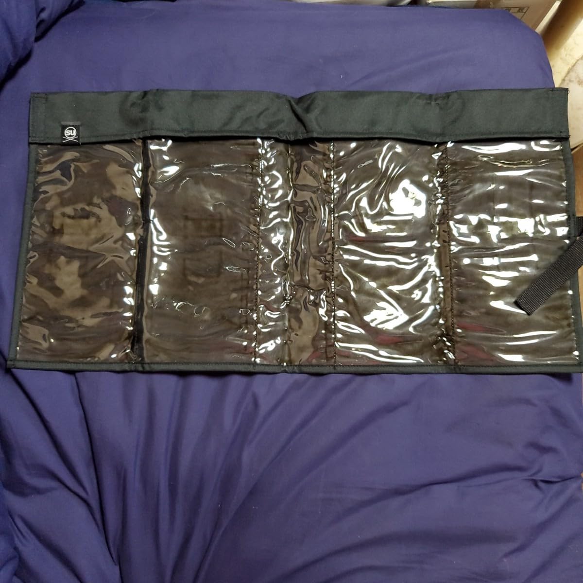 スイムベイトアンダーグラウンド　Su ロゴ付き収納ケース 黒　ブラック　L 全4色】SU×SPBT スイムベイトアンダーグラウンド ベイトバッグ L