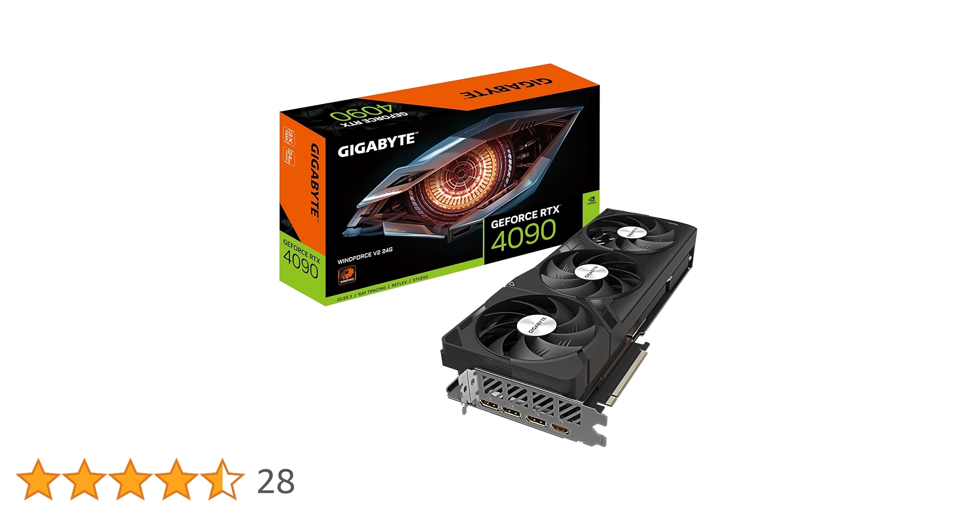 GIGABYTE GeForce RTX 4090 WINDFORCE V2 24GB Graphics Card