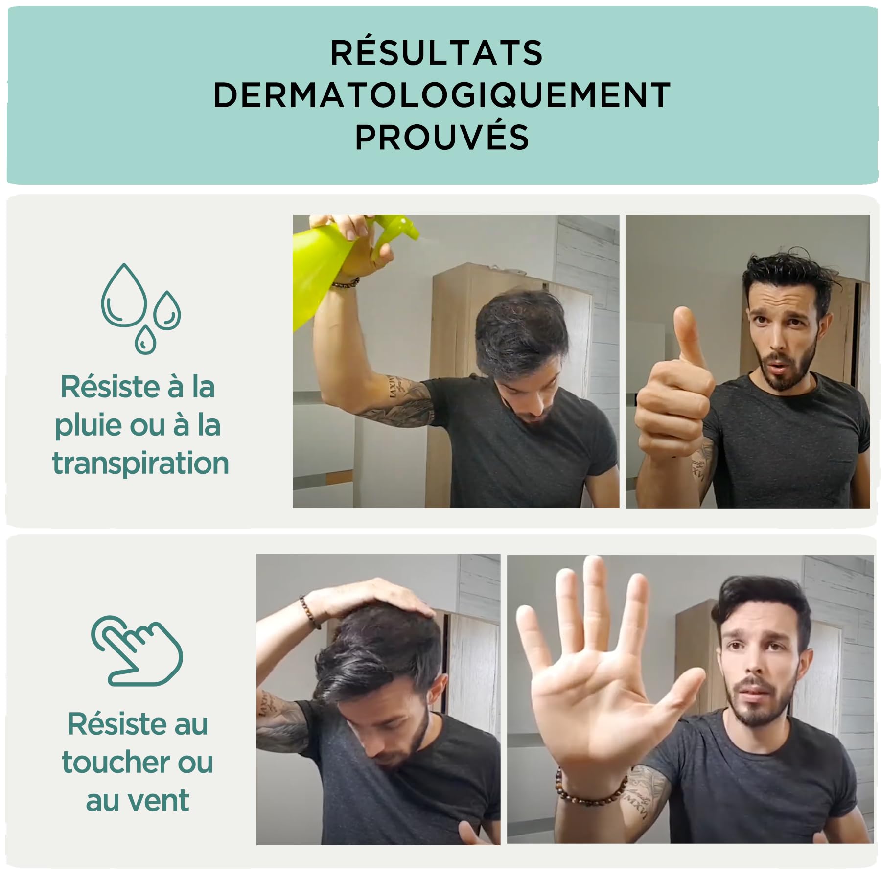 Fibres pour cheveux - 30 g - Poudre pour cheveux 100 % naturelle (brun foncé) fibres cheveux, épaississement des cheveux, cheveux fiber, cheveux powder, poudre de cheveux