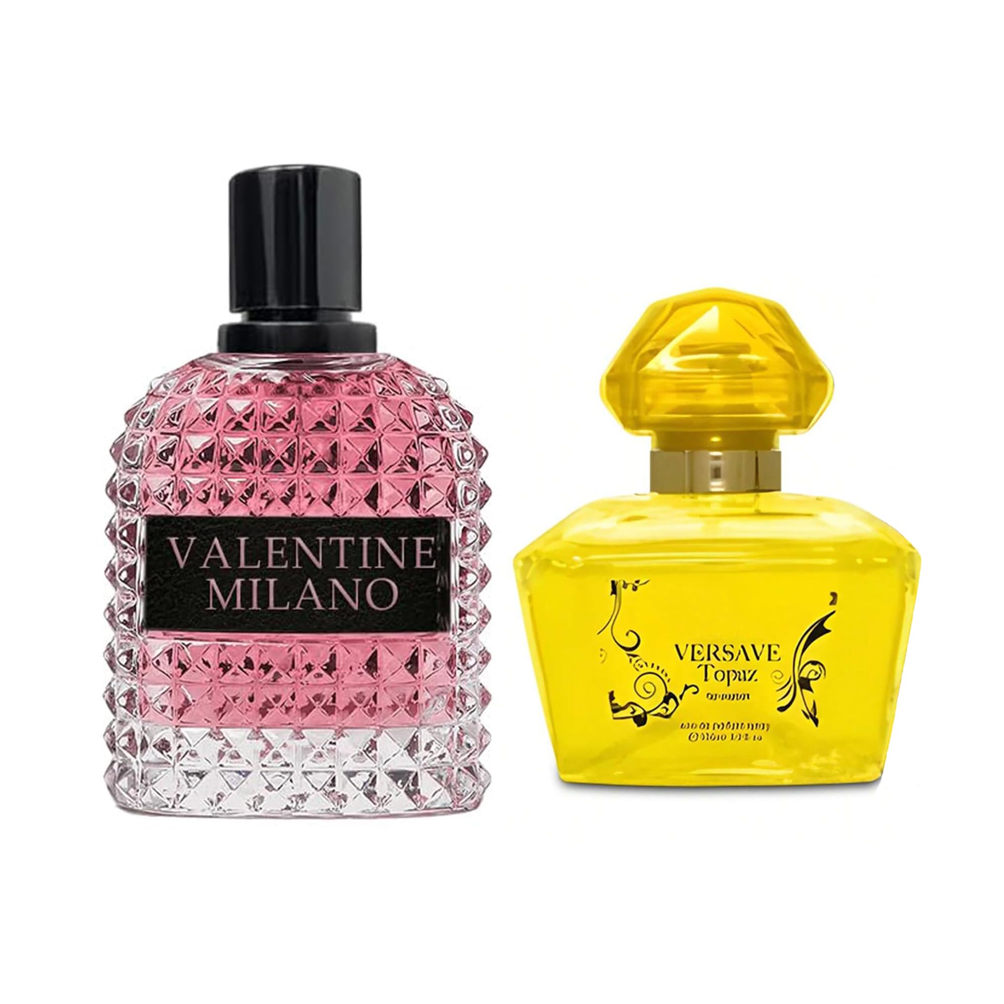 AFLUXE Women's Perfume Combo Set Milano Women&Versave Topuz Floral Fruity Fragrance Eau De Parfum Elegant 100ml Bottle Natural Spray Each for Daily