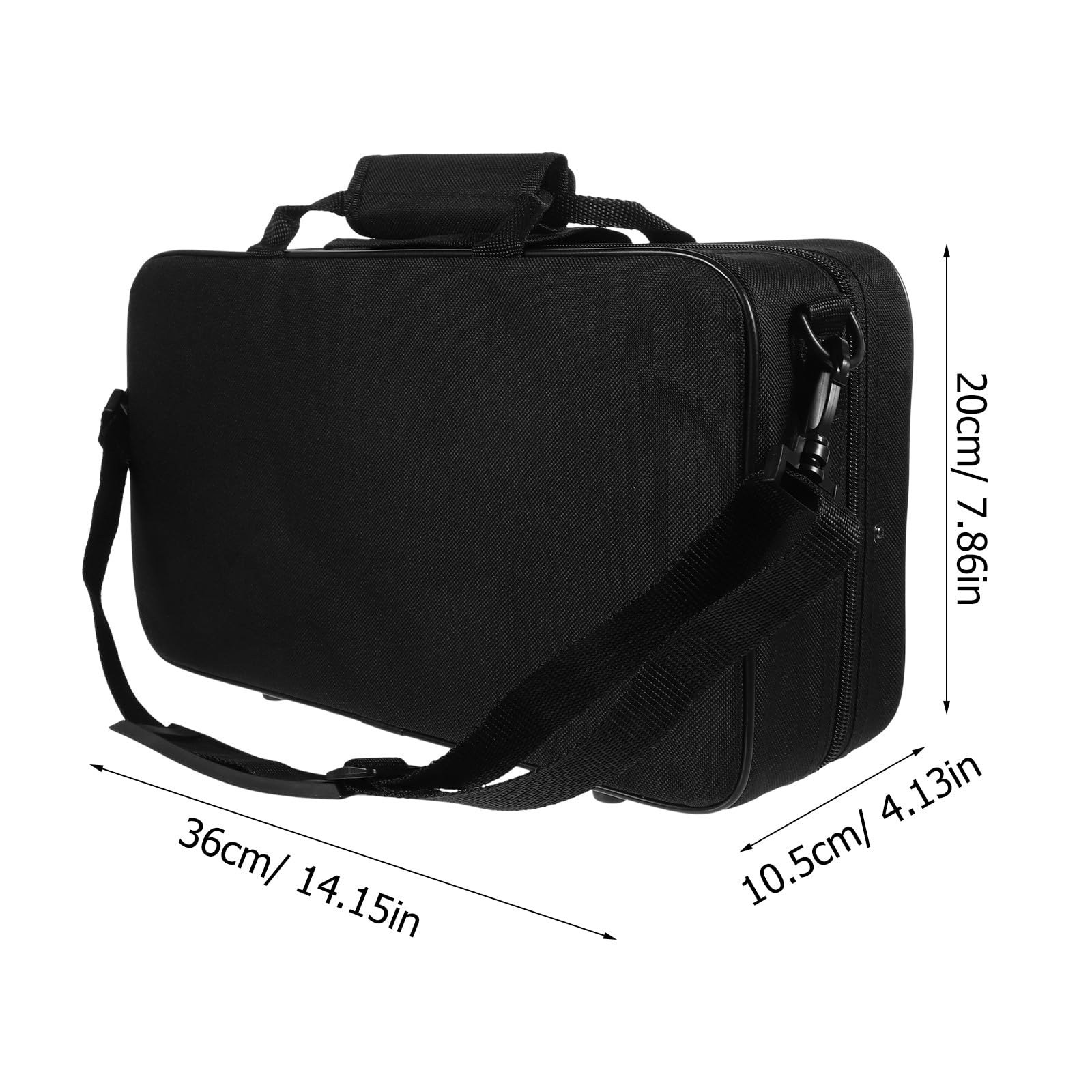 Estuche de Transporte para Clarinete Portátil y Ligero Negro