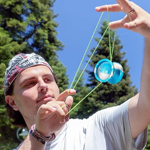 Miniatura 7 de WATIEOBOO Yoyo profesional responsivo, truco de ADN para niños y adultos, Yoyos de metal principiantes que no responden para adultos, jugador