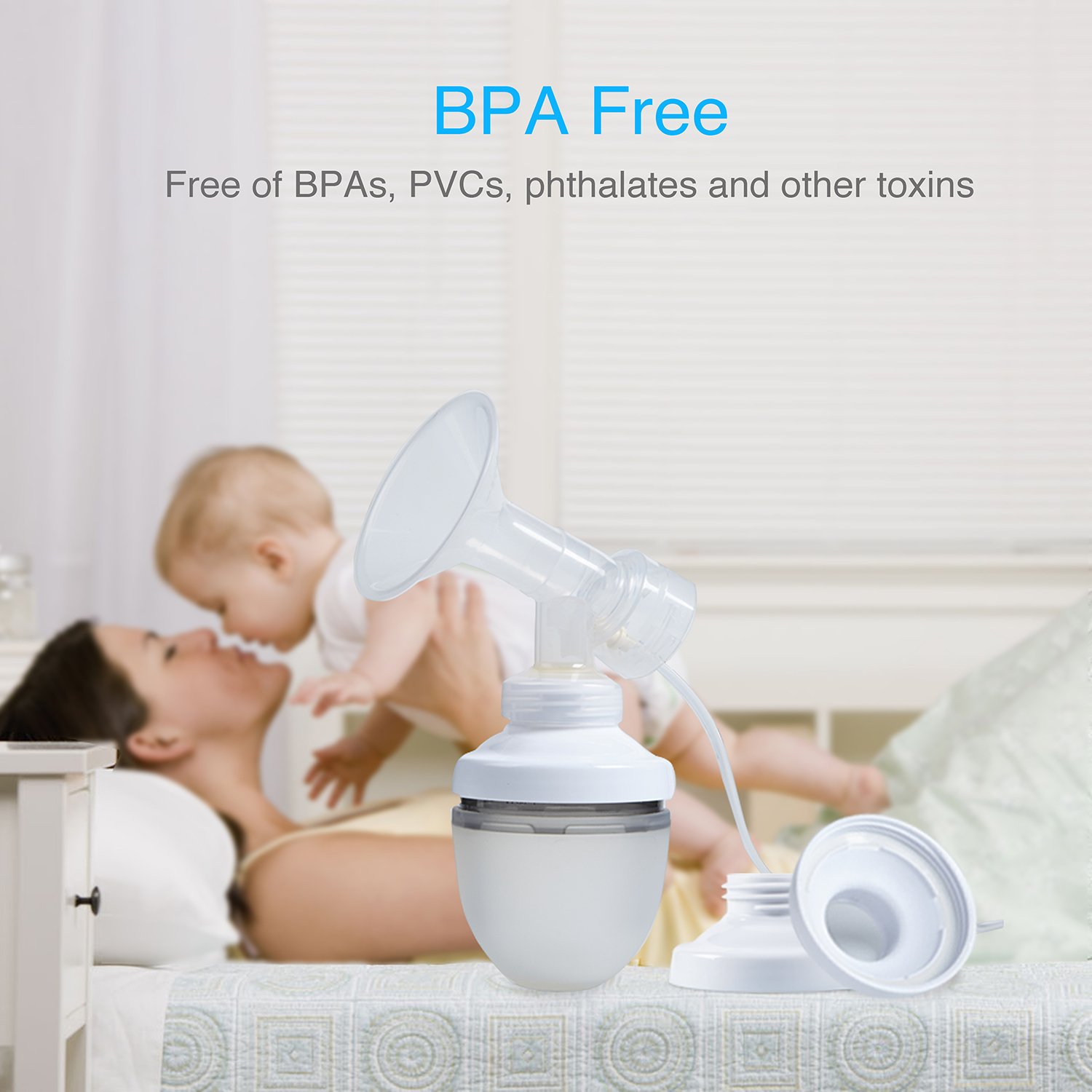 Papablic Direct Pump Bottle Adapter for Medela, Ameda Breastpumps to