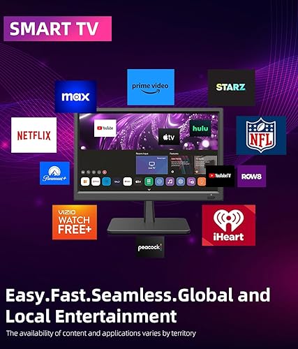 Miniatura 4 de Feihe Televisión inteligente pequeña de 15.6 pulgadas HD 1080P LED, pantalla plana inteligente con sintonizador ATSCHDMIUSBAV para cocina, RV,