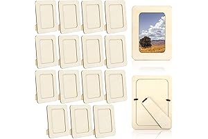 Unleash Your Creativity: 15-Pack Unfinished Wood Frames for Enduring Memories