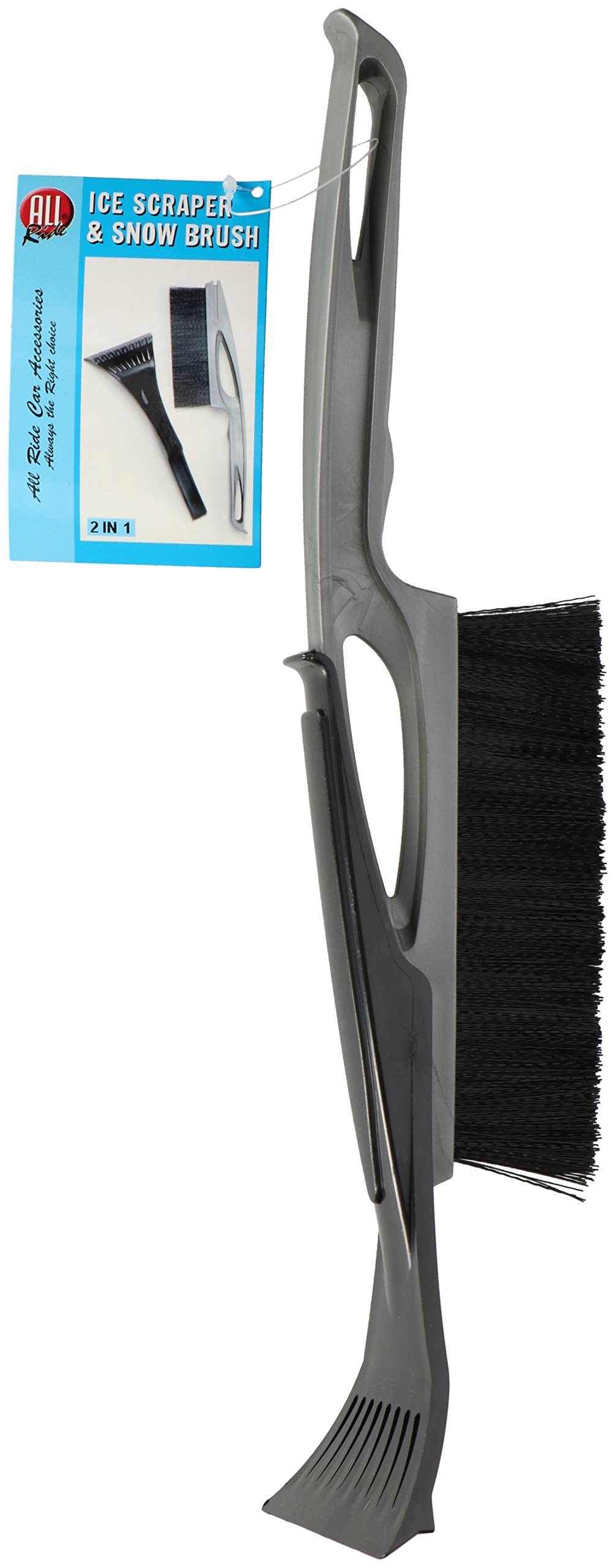 Car Van Lorry Truck Windscreen Snow Brush With Ice Scraper Long Reach Handle