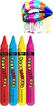 Bodylicious قلم جسم قابل للأكل (توت أزرق)