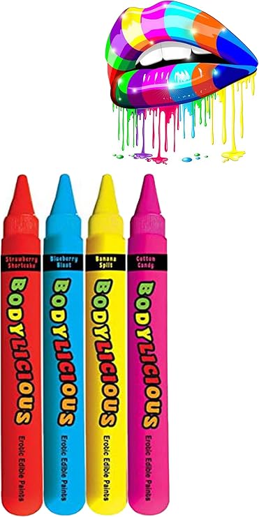 Bodylicious قلم جسم قابل للأكل (توت أزرق)