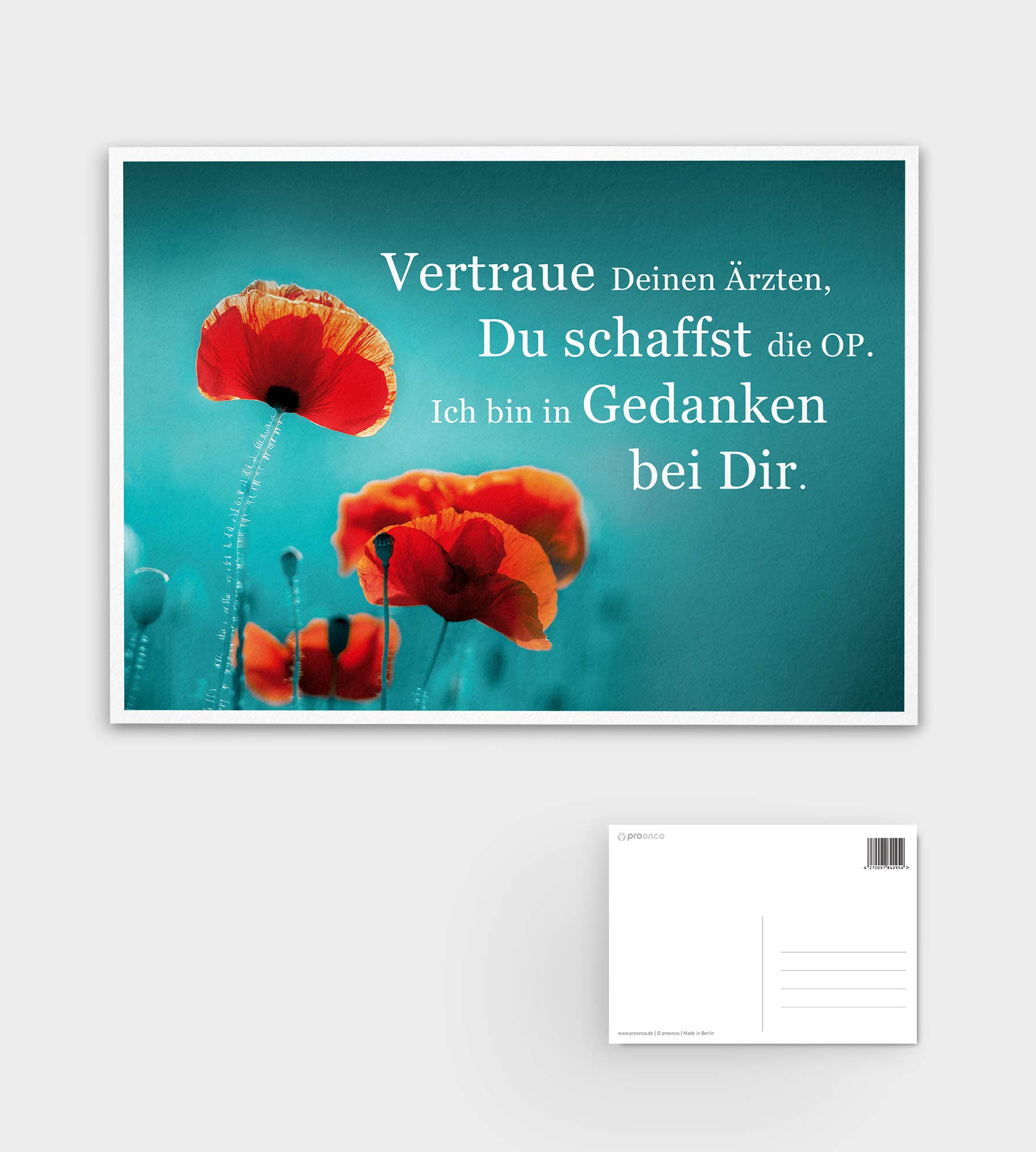 Krebs Mutmacher-Kartenset – 8 Postkarten Für Patienten Während OP, Chemo, Strahlentherapie & Reha