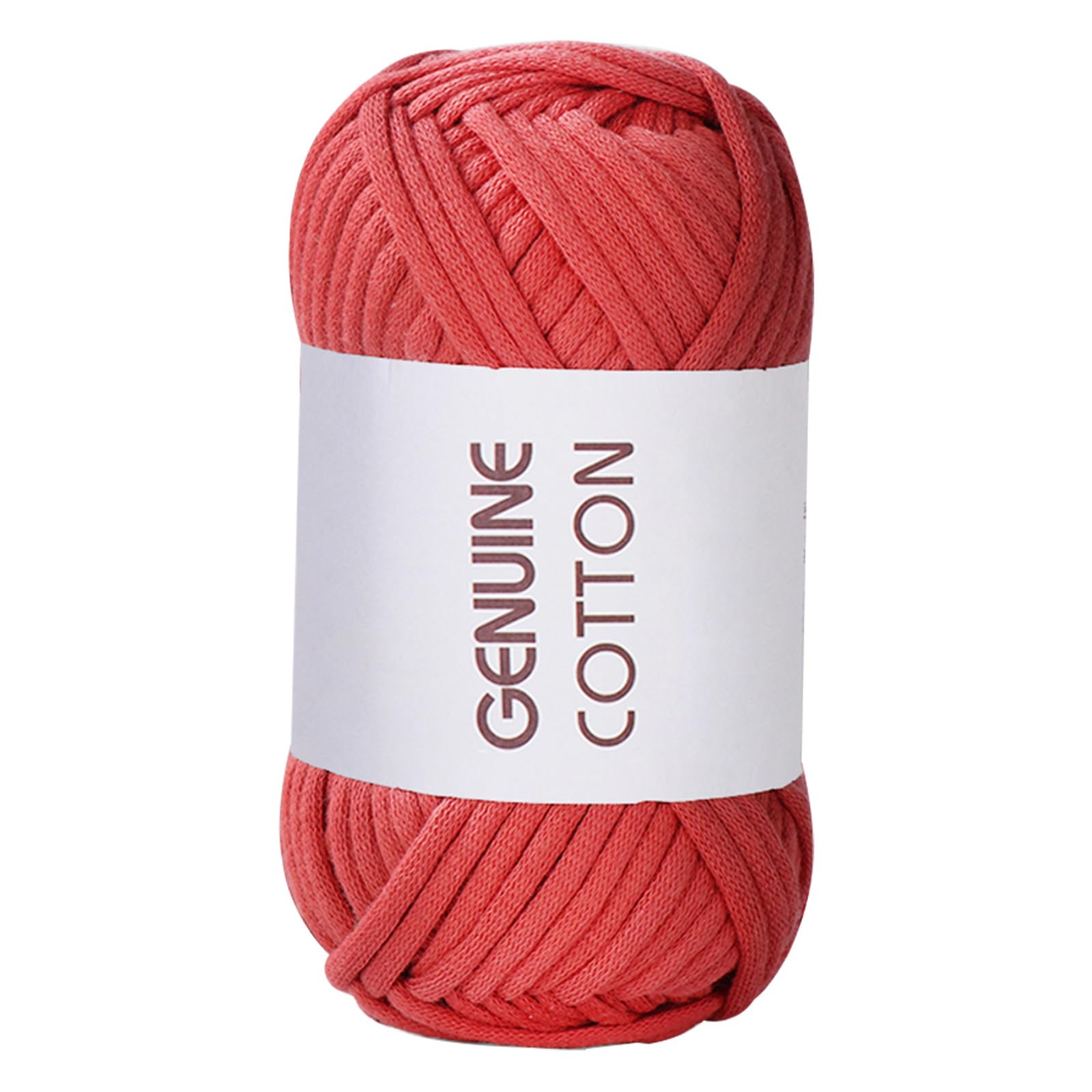 Maxee 5X50g Dickes Garn Baumwolle zum Häkeln, Chunky Häkelgarn für Anfänger, Kein Geteiltes Häkeln Amigurumi Wolle, Klobiges Baumwollgarn Einfaches Strickgarn zum Häkeln Stricke
