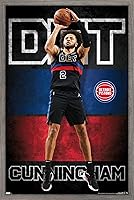 Vista 9 de NBA Detroit Pistons - Póster de pared de Cade Cunningham 23, 22.4 pulgadas de largo x 14.7 pulgadas de ancho, versión premium sin marco