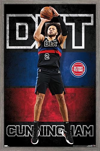 Miniatura 9 de Trends International NBA Detroit Pistons - Póster de pared de Cade Cunningham 23, 34 pulgadas de largo x 22.4 pulgadas, versión sin marco