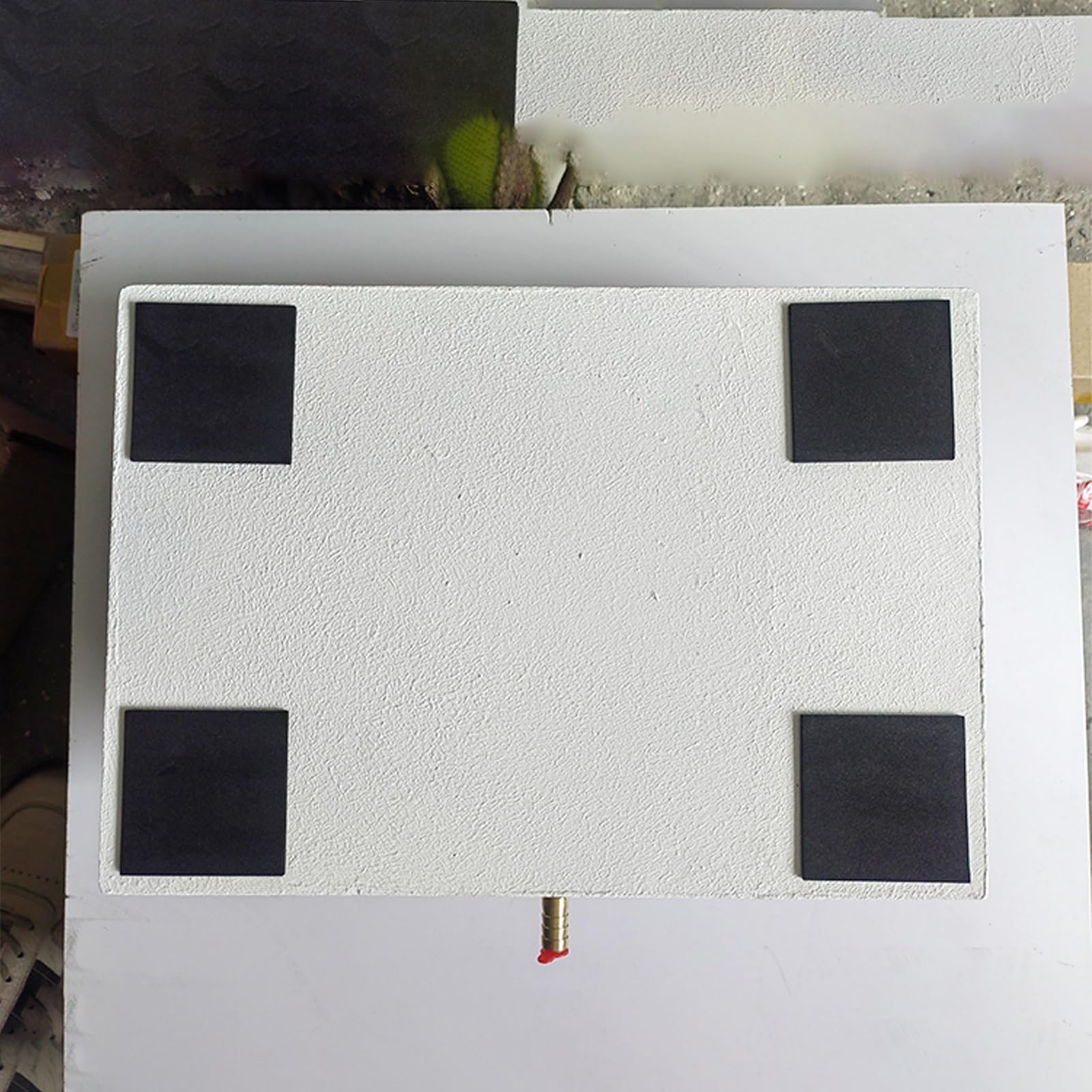Duża miska ociekowa na olej do samochodu i mini lodówki taca na nawilżacz i patelnia spustowa płynu chłodzącego szara (102 x 32 cm/40 x 12 cali) - idealna do dywanów i łatwe czyszczenie