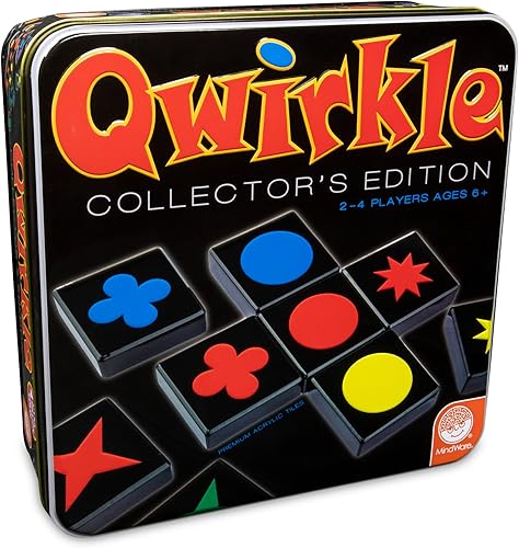 Mindware Qwirkle Edición Coleccionista | Juego familiar | A partir de 6 años | 2-4 jugadores | 45 minutos de tiempo de juego