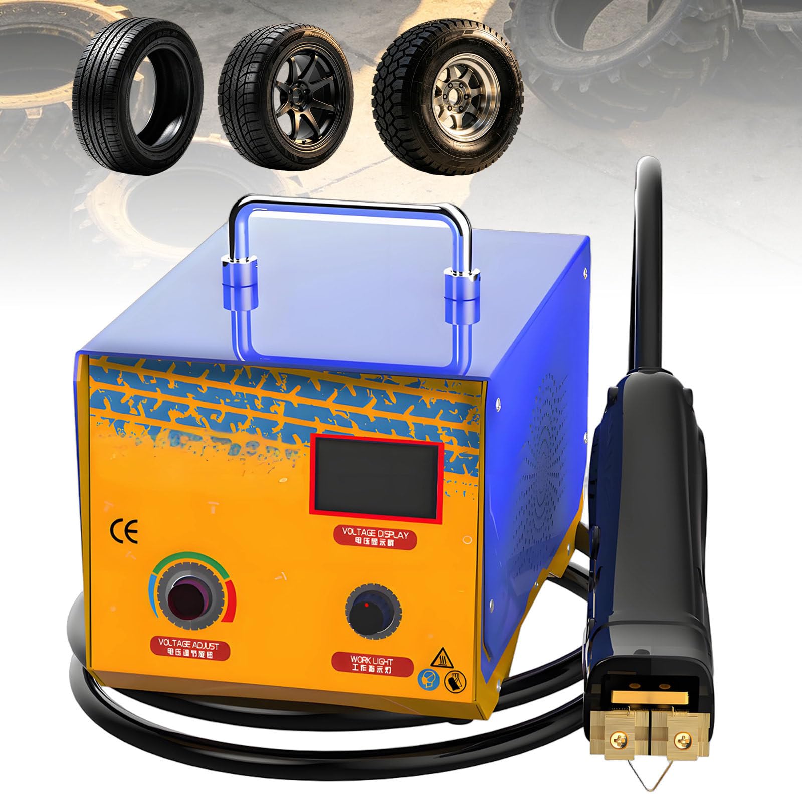 Ymnogjie Multicolor 1000W Portable Truck Tyre Regroover,‎Solid Tire Grooving Tool Kit U And V Shaped Grooving Tool For Car,Motorcycle,Karting,Atv,Industrial Tires
