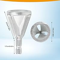 Vista 3 de Herramienta de chaflán externo de desbarbado Quitar Reparación de rebabas Broca Perno externo, Repara rápidamente pernos dañados Desbarbado Chaflán