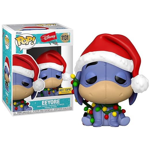 Sale Funko Disney Holiday 2021 Pop! Winnie The Pooh Eeyore With Lights Vinyl Figure Hot Topic Exclusive