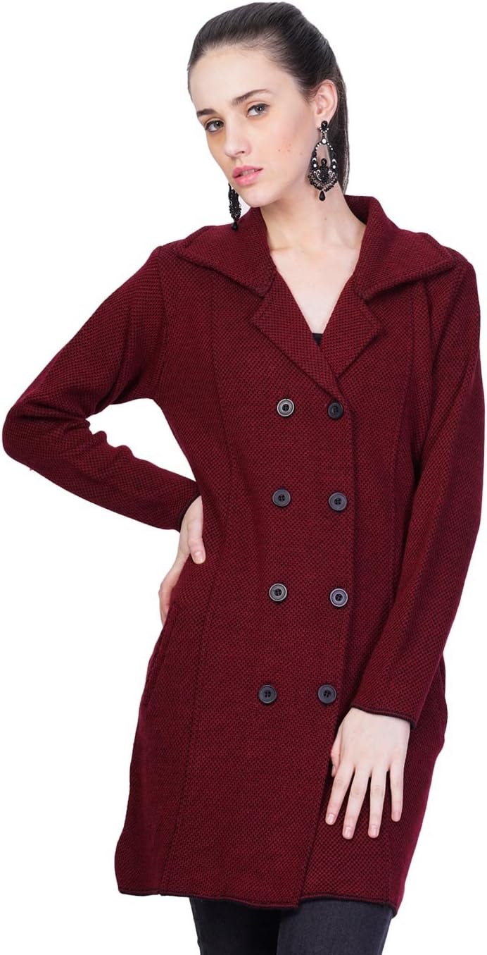MONTREXGrey Long Coat for Women