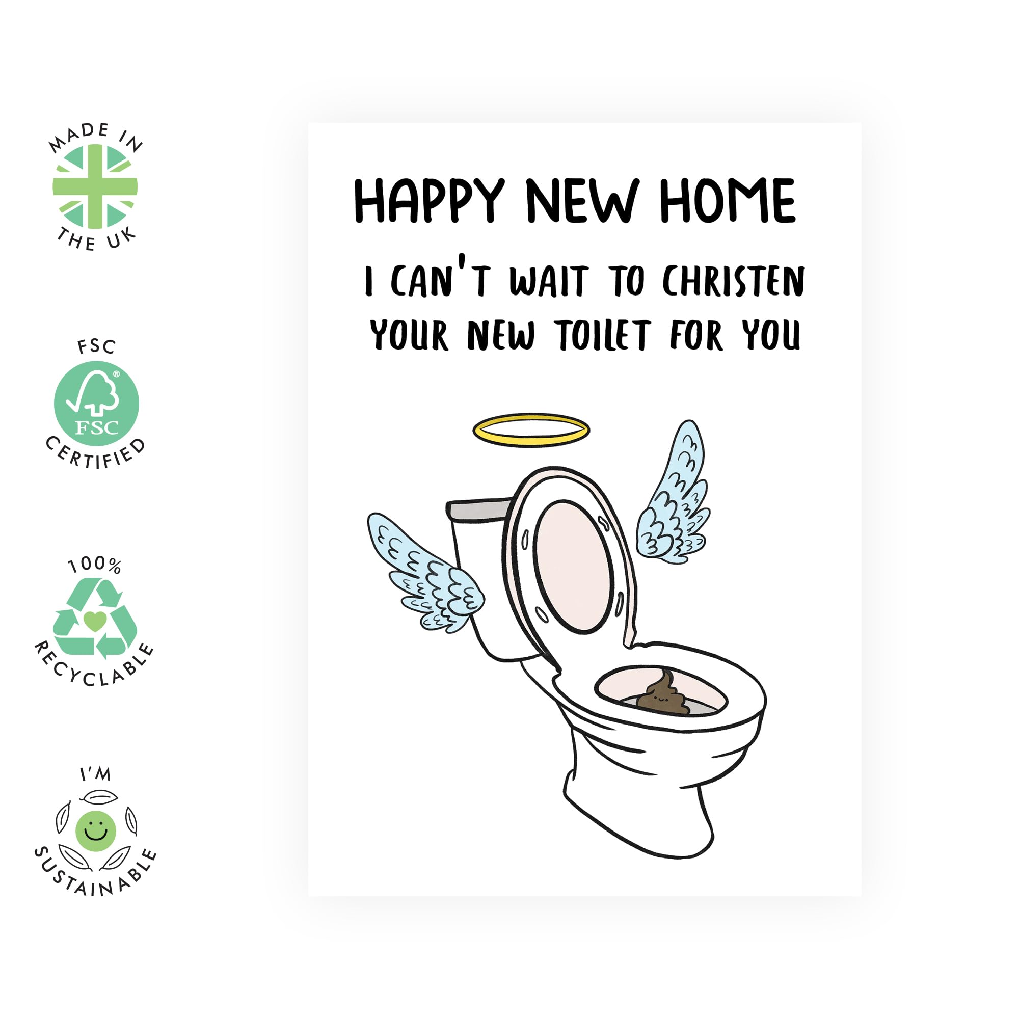 Lustige Einweihungskarte 'New Home, Who Dis?' - Mit Umschlag, Perfekt Für Hausbesitzer Als Geschenk Oder Glückwunsch