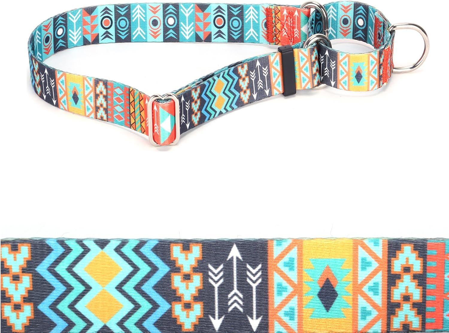 Martingale Collar Dogs，Adjustable Soft Nylon Dog Collars