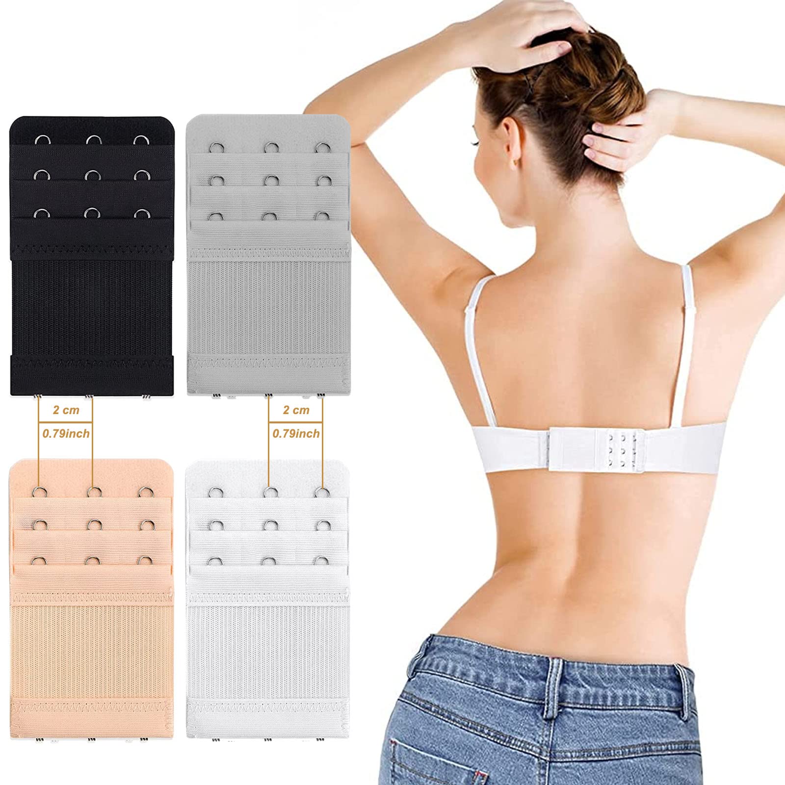 Estensori Reggiseno - 2/3/4 Ganci, Cotone, Per Gravidanza E Comfort