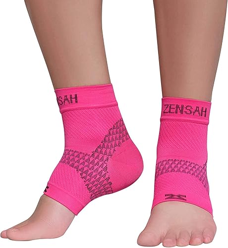 Zensah Manga para fascitis plantar, alivia el dolor de talón, soporte de arco, reduce la hinchazón, manga de compresión para el pie, calcetín para