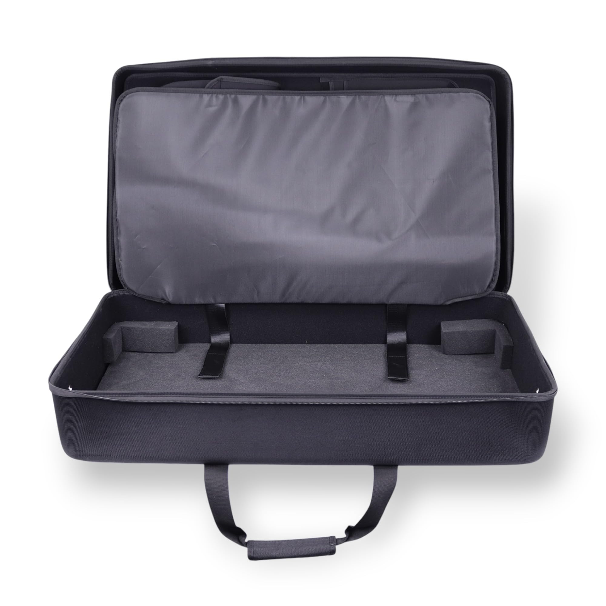 Protekt Borsa per Pioneer DDJ-FLX10 con tasche interne BFLX10IP DJ custodia rigida per controller Pioneer DJ, tasche per laptop, cuffie, cavi, Nero , 78 x 48 x 20 cm, Borsa per controller DJ