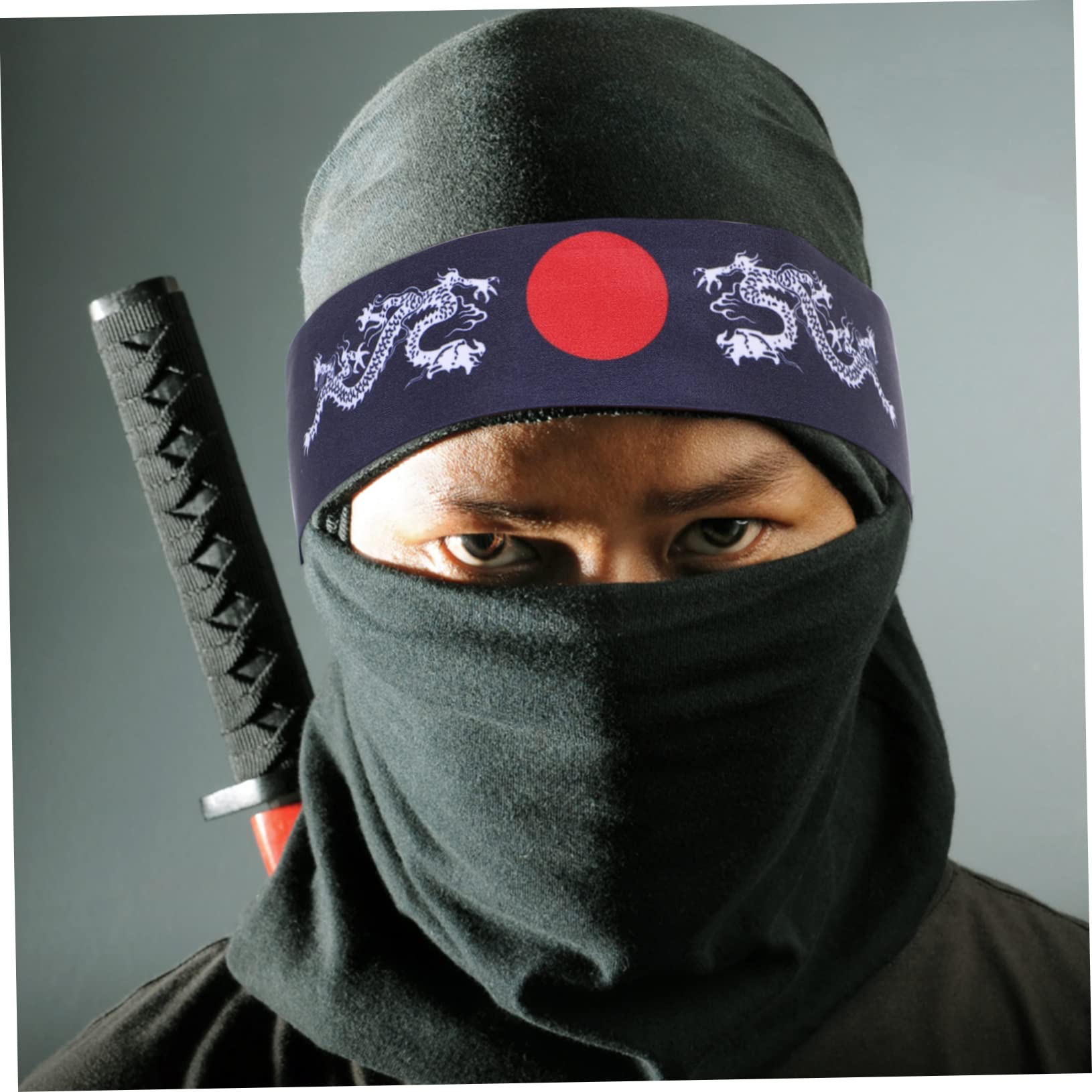 FRCOLOR 10pezzi Bandana Giapponese Con Design Drago Per Sport e Cucina Accessorio Da Chef