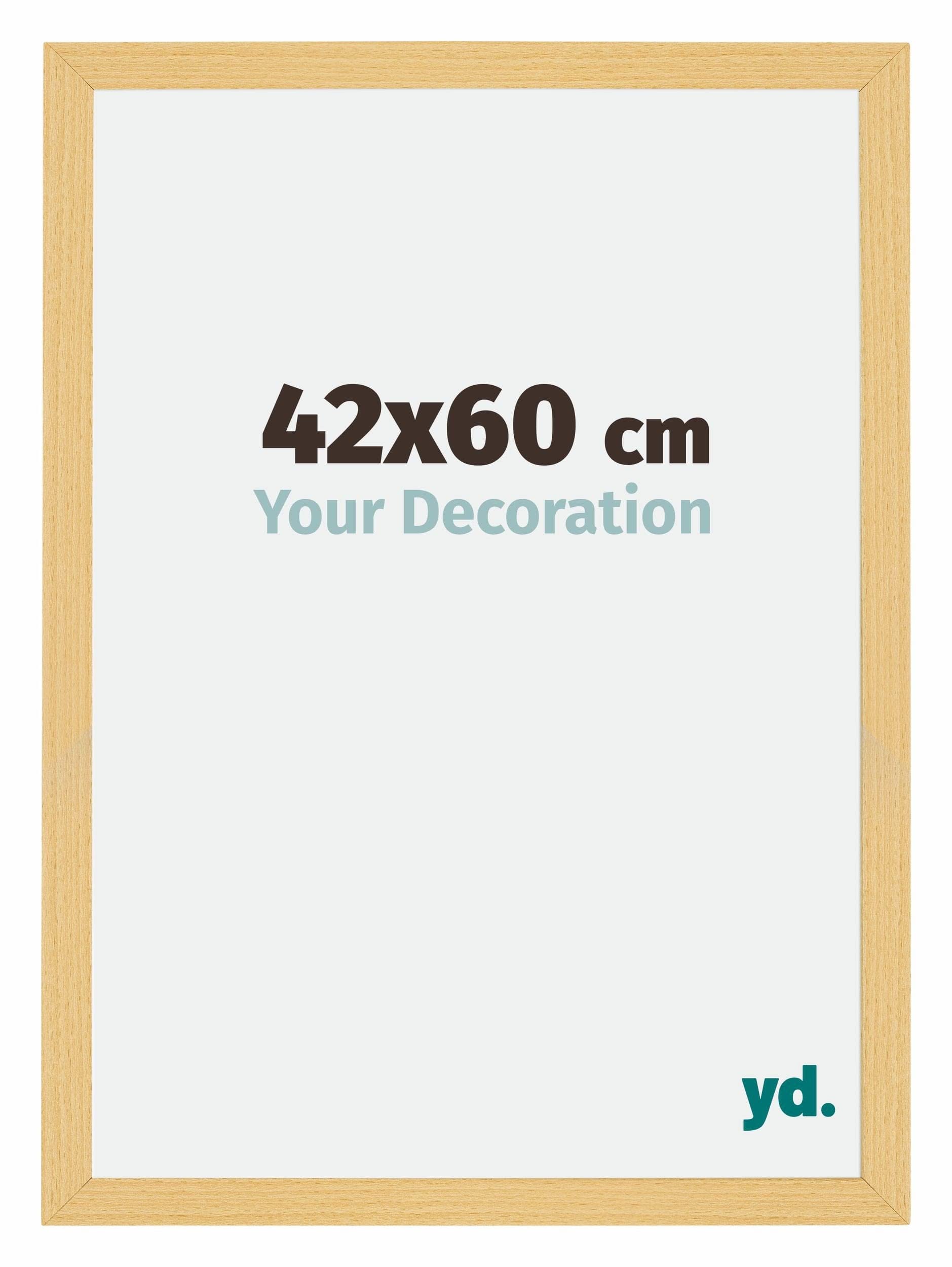 Your Decoration - Picture Frame 42x60 cm - Beech Design - Decorative Wall Frame in MDF with Antireflection - Frame 42x60 - Mura — image 1