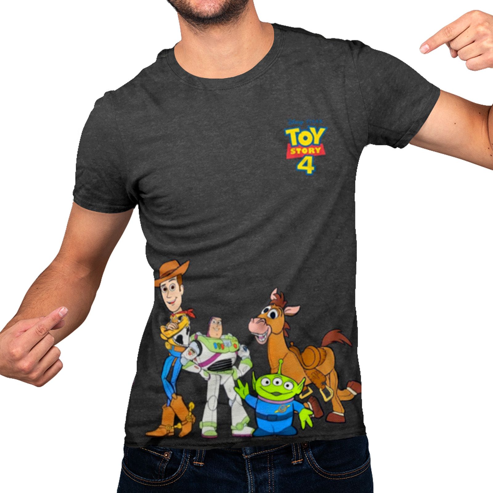Disney Toy Story Happy Crew 2 Toys Adult Men's T-Shirt | Amazon.com