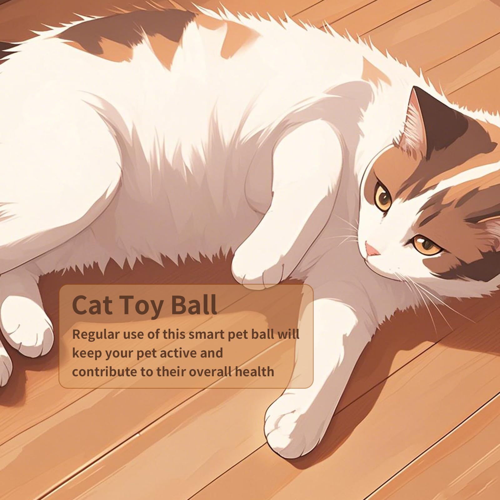 ZukQvrivelig Speedy Tail 2.0,Cat Ball Toy,Interactive kitten Toy,Speedy Tail Cat pussy,3 Modes: Fast, Blue Light, Slow - Image 3