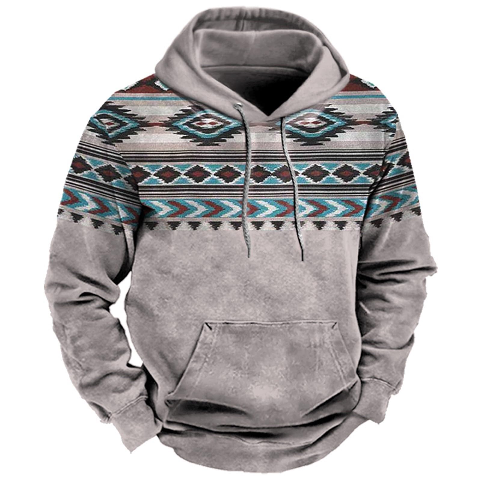 Oversize pull pour homme en taille plus avec sweat polo à capuche confortable