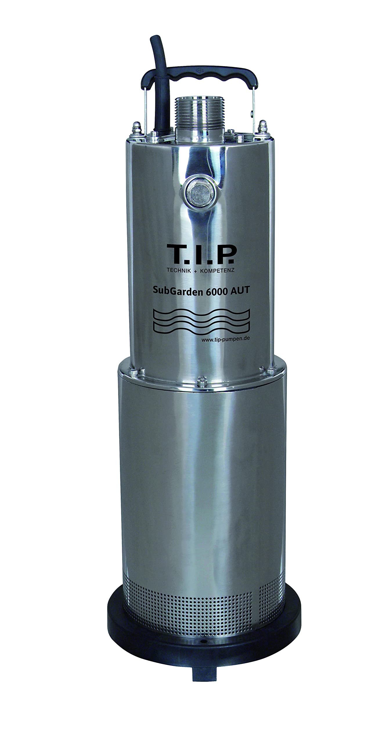 T.I.P. SubGarden 6000 AUT Pompe Submersible et de Surface 6 000 L/h - Convient pour Arrosage et Drainage - Automatique et Puissante - Inox - Nouveauté 2023