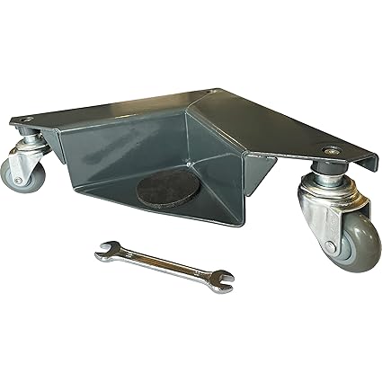 Pake Handling Tools - Low Profile Desk Cabinet Corner Mover Dolly Furniture Dollies 3 Wheel Dolly (Set of 4) 1320 lb. Capacity Quiet PU Roller Premium Ball Bearing Industrial Standard