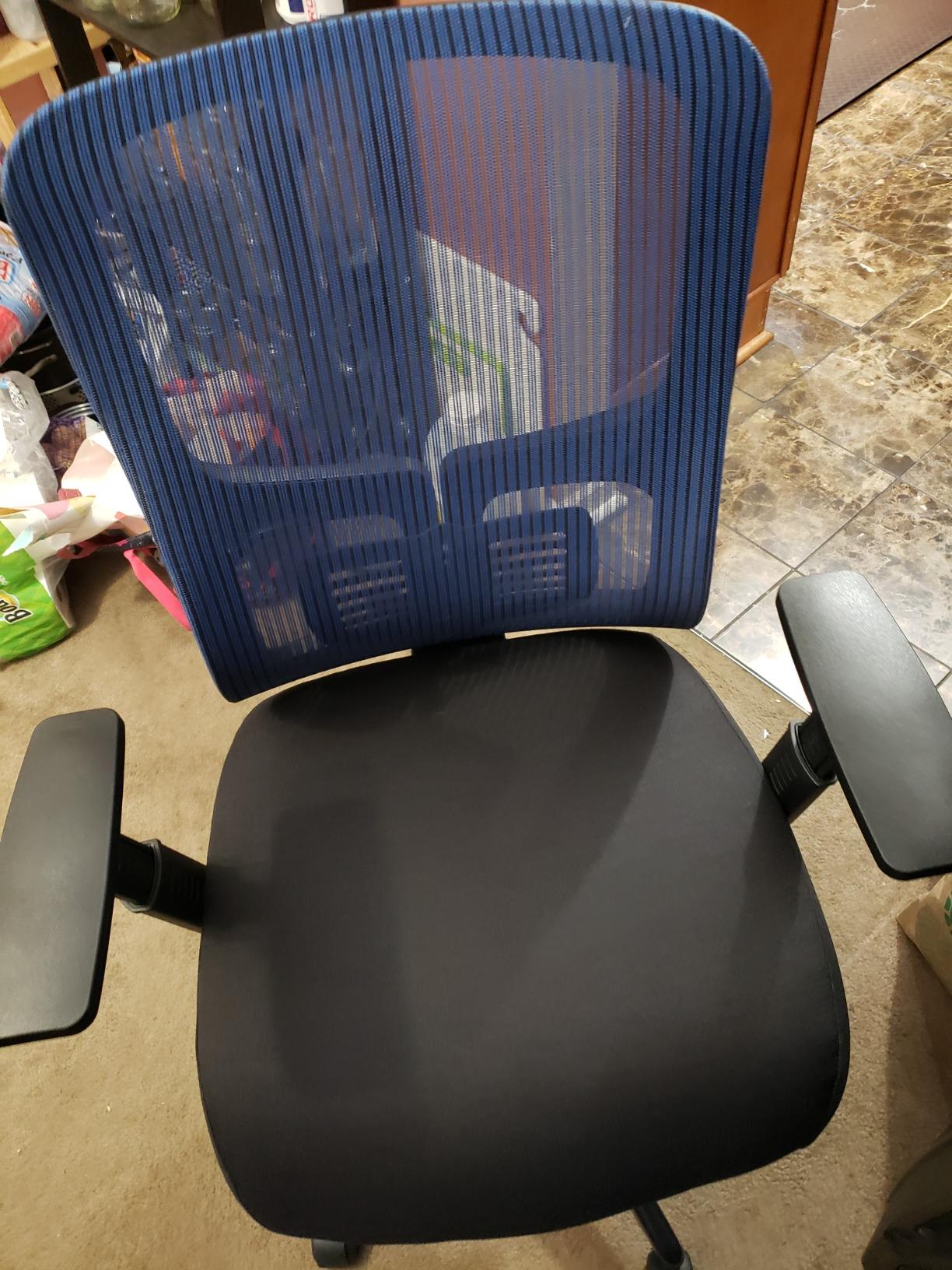 Staples 2258153 Kroy Mesh Task Chair Blue (50232) Office