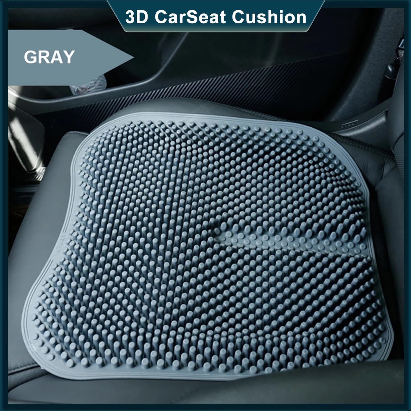 Cuscino Auto Guidatore Home Office Car Gel Massaggio Sedia antiscivolo Divano Tappetino for sedile Morbido e traspirante Cuscino in gel for in silicone