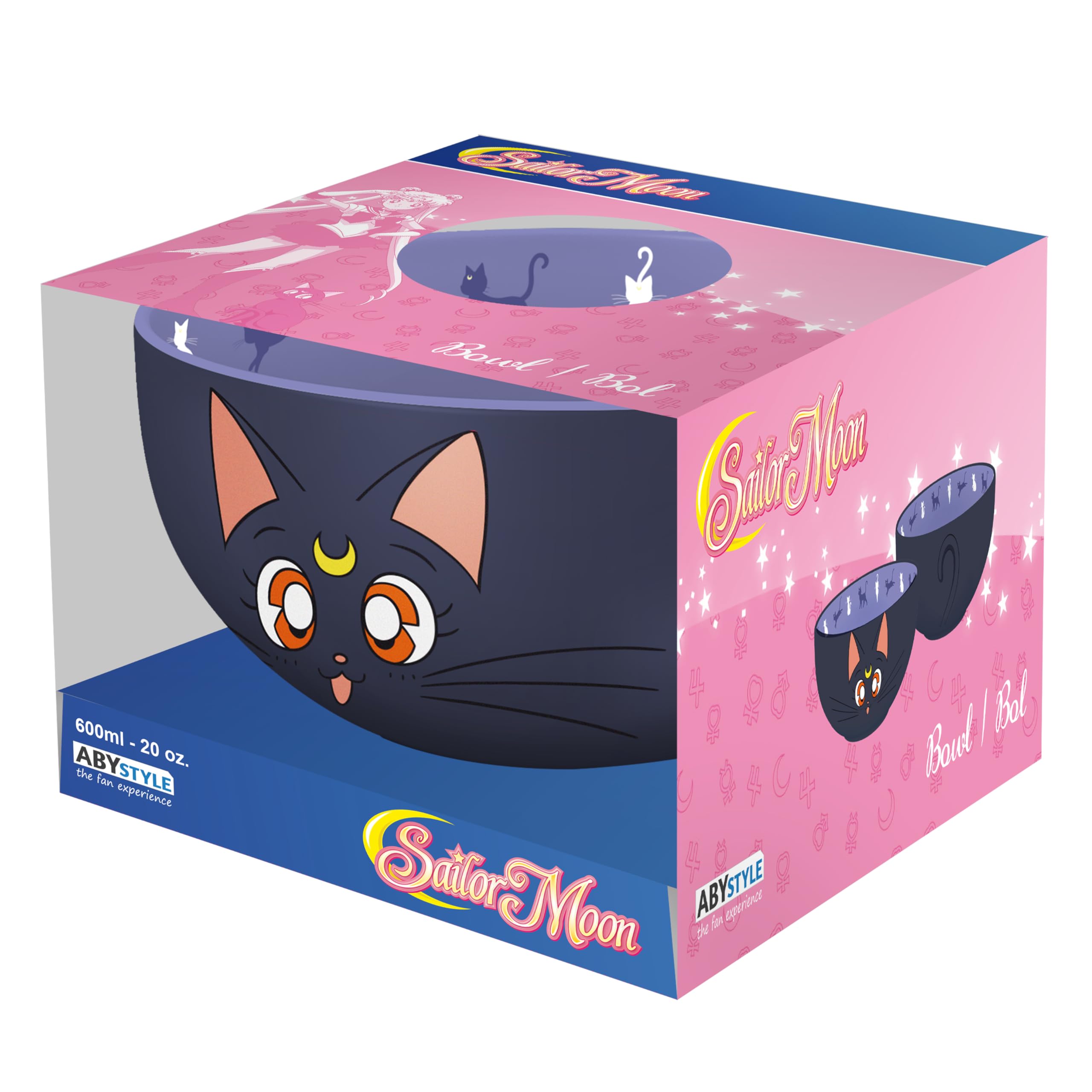 SAILOR MOON - Bowl - 600 ml - "Luna" cardboard pkg